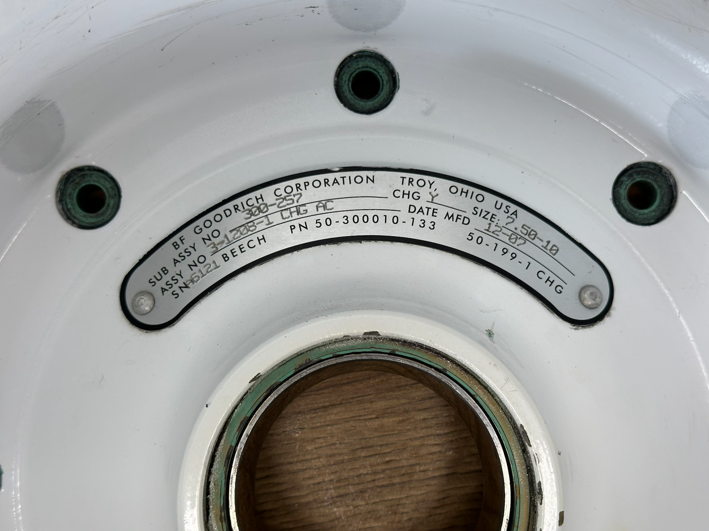 INNER WHEEL HALF KING AIR 3-1208-1 CHG AC