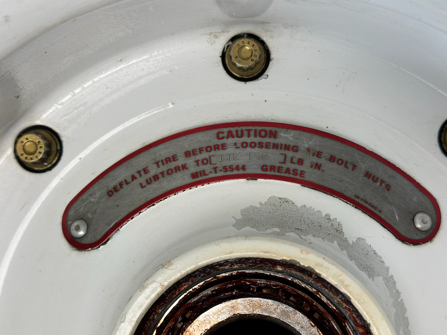 KING AIR - WHEEL OUTER+INNER. 3-1208-1 CHG AC AR CONDITION